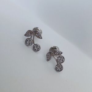 Sterling Silver Cherry Design Earrings